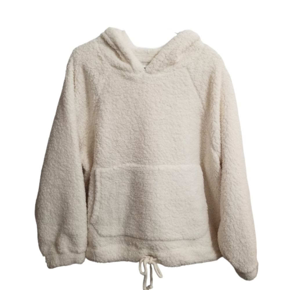 NWOT American Eagle Sherpa Hoodie Women's Size Large